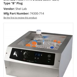 Shel Lab 74300-714 14 L Bead Bath: 120V, Type "B" Plug