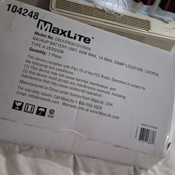 LED Emergency Battery Backup