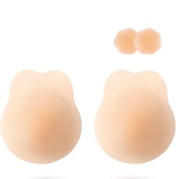 Lift Ultra-Thin Adhesive Bra (Large Size: D+)