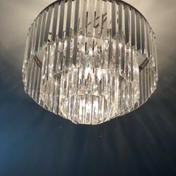 Three-Tier Crystal Chandelier