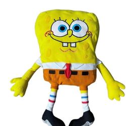 Vintage 2000 Viacom SpongeBob SquarePants Large Plush Pillow Toy 30 Inch