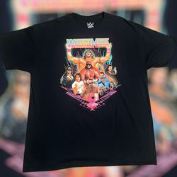 WWE WrestleMania VI T-Shirt Mens XL Black NWOT
