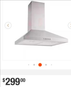 BRAND NEW 30" WALL MOUNT RANGE HOOD