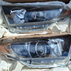 11-13 Toyota Highlander Projector Headlights Luces Calaveras Micas Faros Faroles Headlamps Focos 