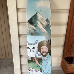 Ripndip Bob Ross Skateboard