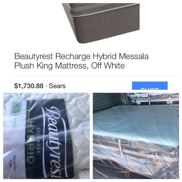 New King Beautyrest Recharge Hybrid Messala Plush Mattress Only New King Beautyrest Recharge Hybrid Messala Plush Mattress Only For In Frisco Tx Offerup