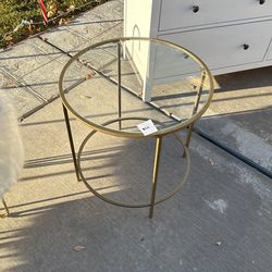 Glass Side Table