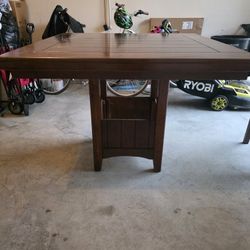 Wheel Chair And Dinning Table And 4 Chairs 