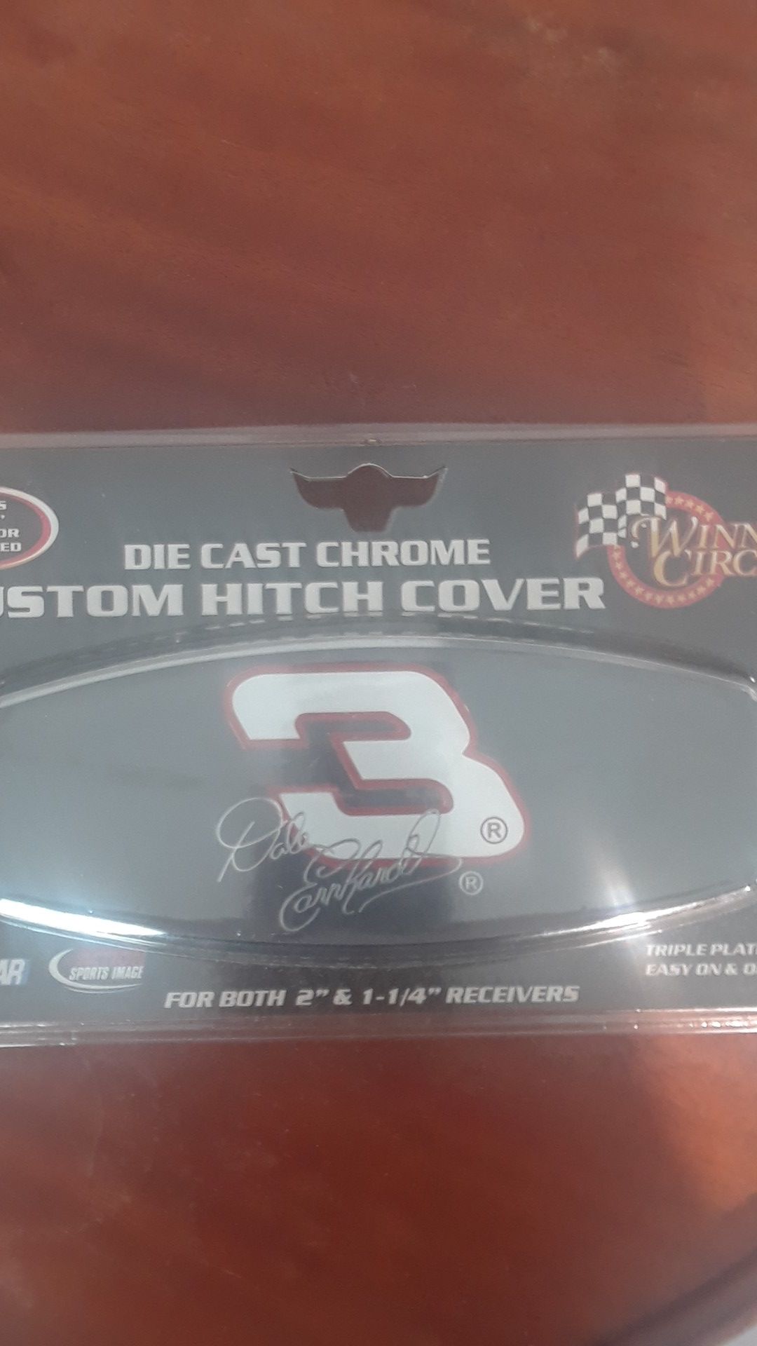 Dale Earnhardt custom trailer hitch cover