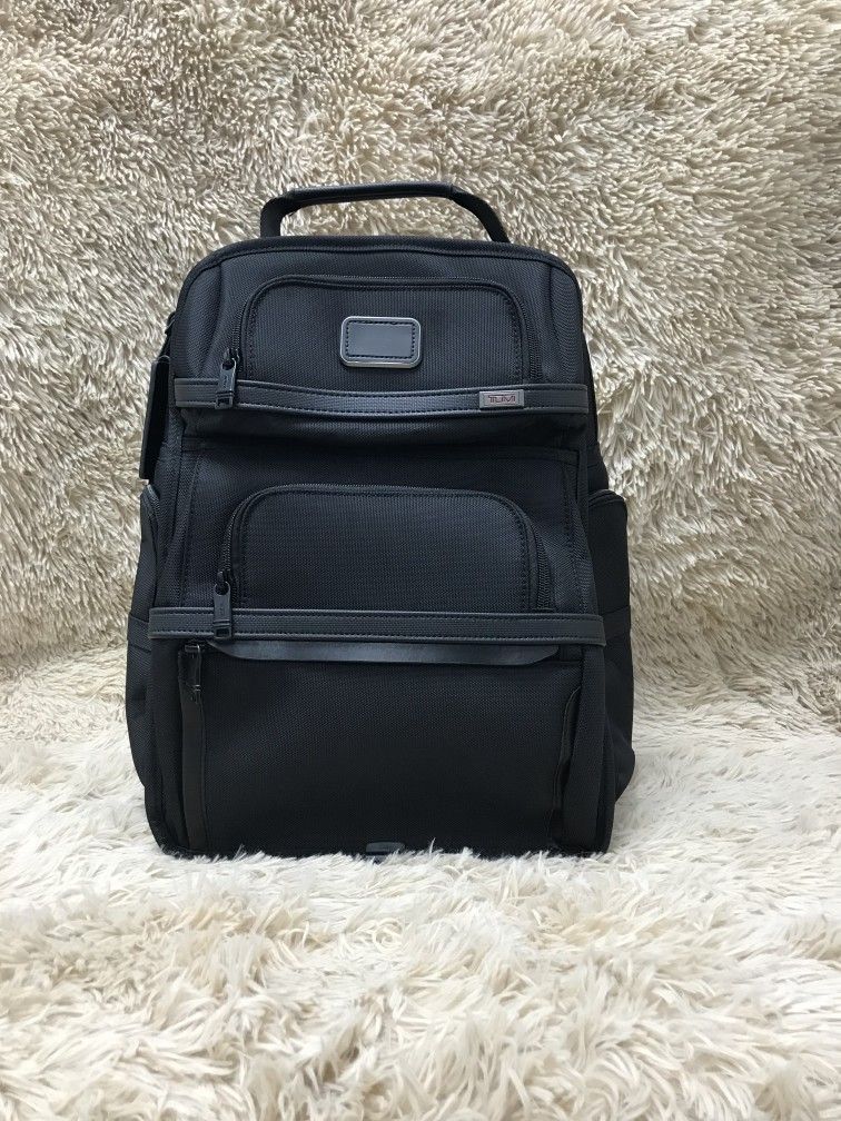 TUMI Alpha Brief Backpack in black