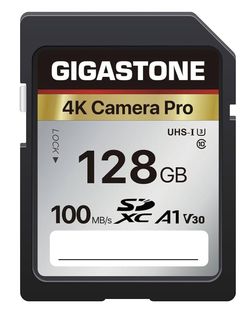 GIGASTONE 128GB SD Card, 4K Camera Pro, A1 V30