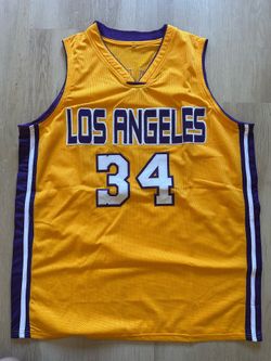 Authentic signed Shaquille O’Neal #34 Los Angeles jersey
