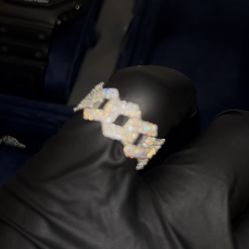 Mens Cuban Link Ring 