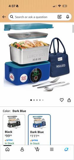 Lunch Box Warmer, Electric Heated Lunch