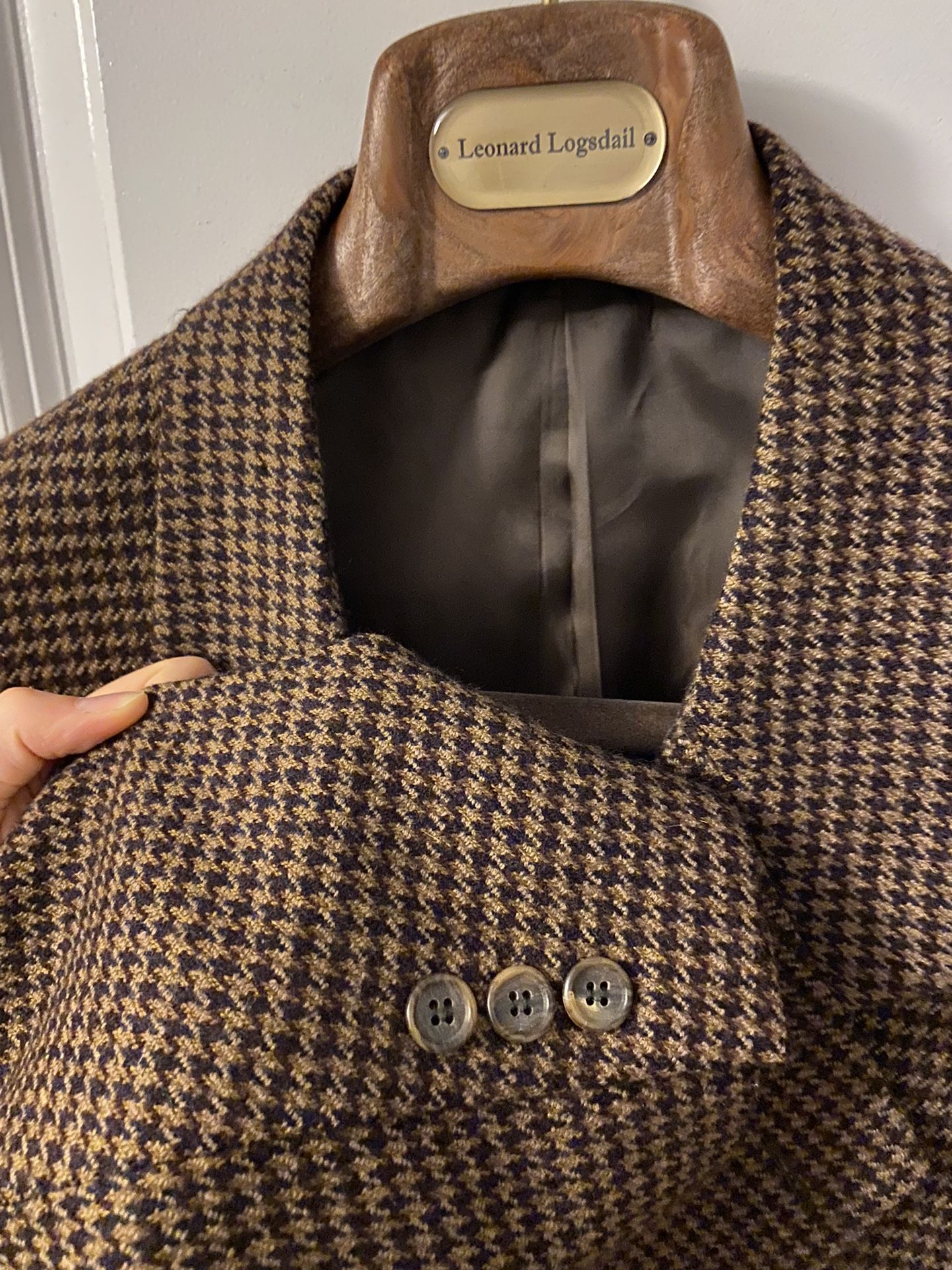 Leonard Logsdail 100% Wool Men’s Coat