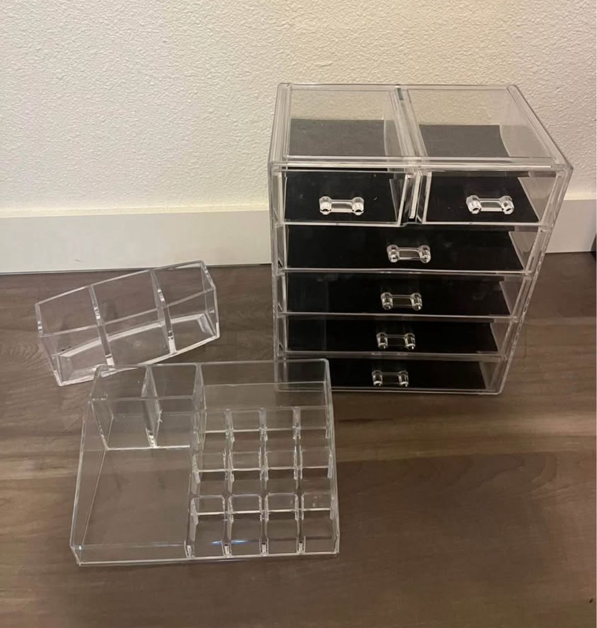 3 pcs Makeup Organizer