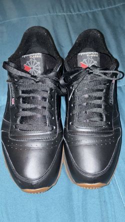 Reebok Classic Black Leather Sneakers