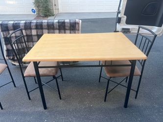 Table and chairs