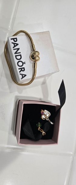 Authentic Pandora Bracelet with Charms – Never Worn