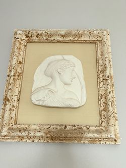 Framed Classical Roman Relief Plaque Wall Art