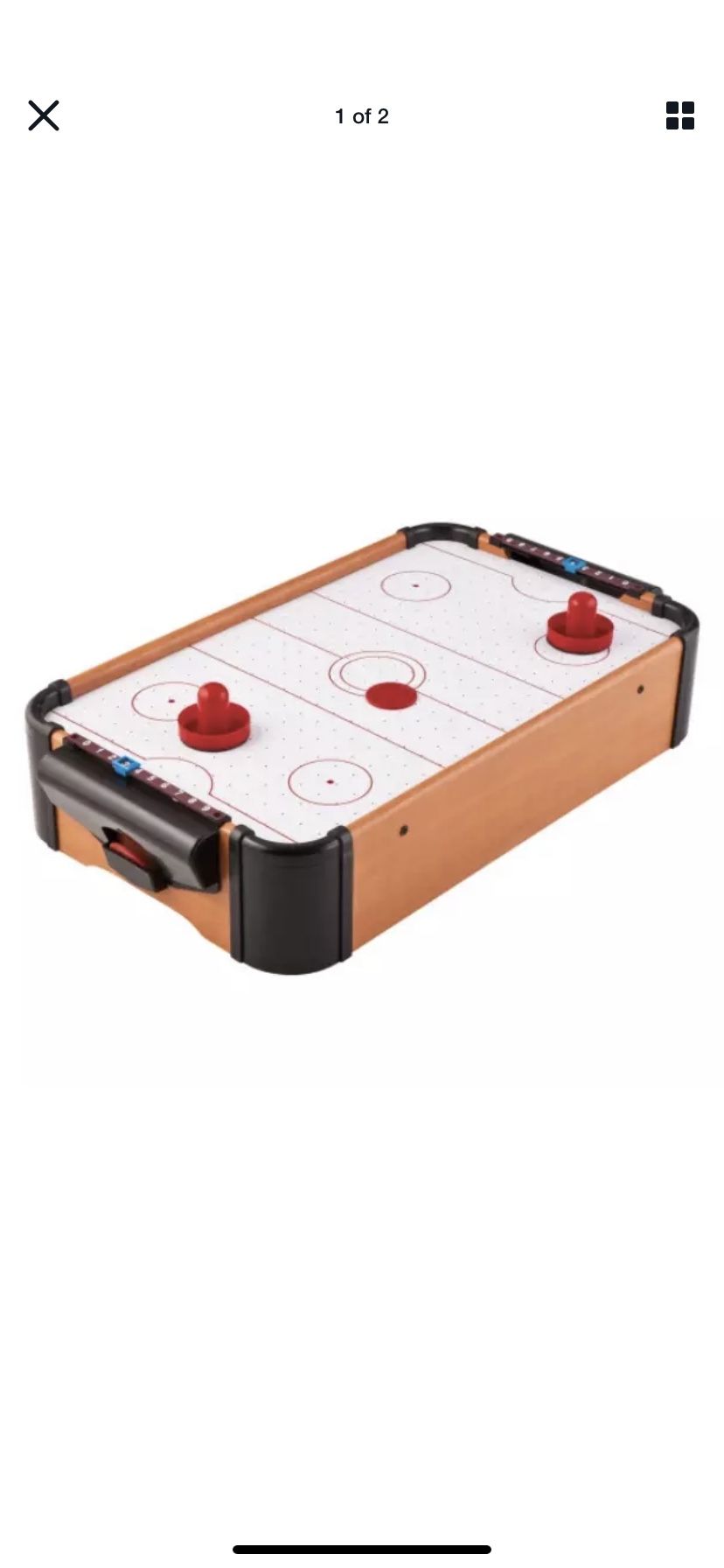 New & Fun Mini Tabletop Air Hockey Game Table Set - Hot Indoor Sports Game