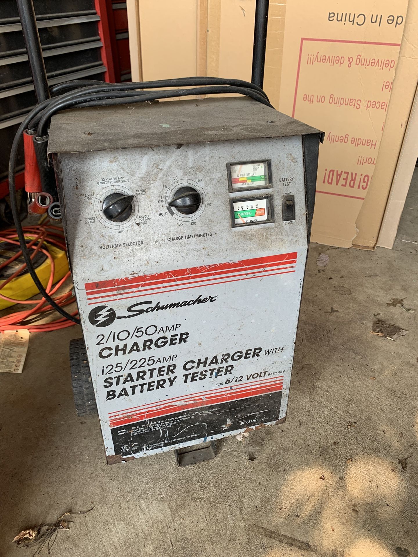 Schumacher Battery Charger 6v & 12v