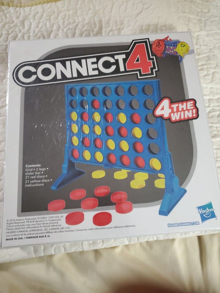 New in Box! Connect 4 Four Kids Board Game Classic Family Fun hasbro 2016