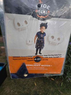 Girls 4-5t Witch Toddler halloween Costume