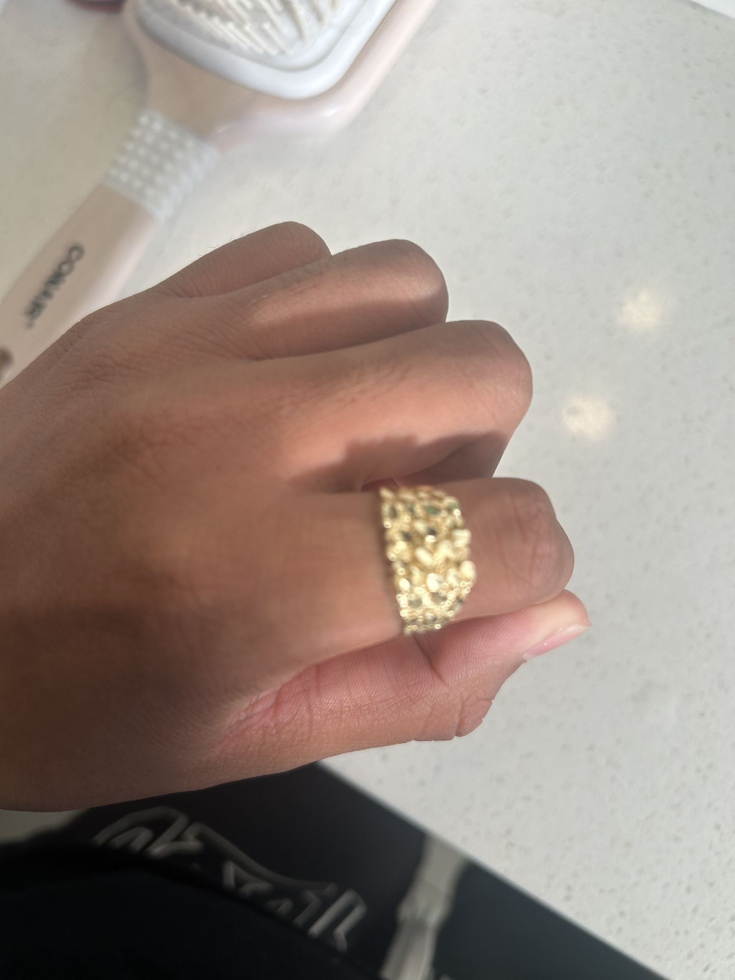 10k Gold nugget ring