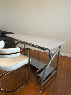 Metal Folding By Desk