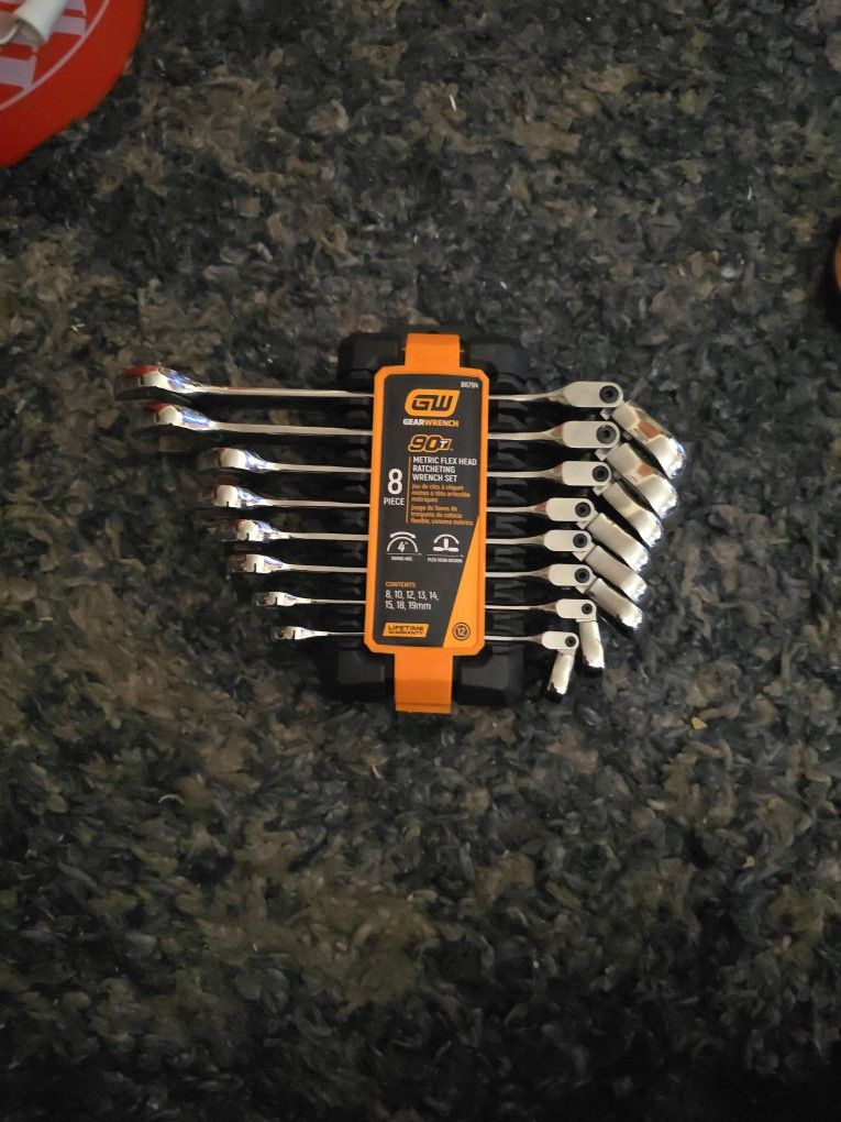 Brand New 8 Piece Flex Head Open End Wrench Sells For $83 At Home Depot Asking $50