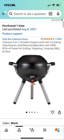 Coleman camping bbq stove