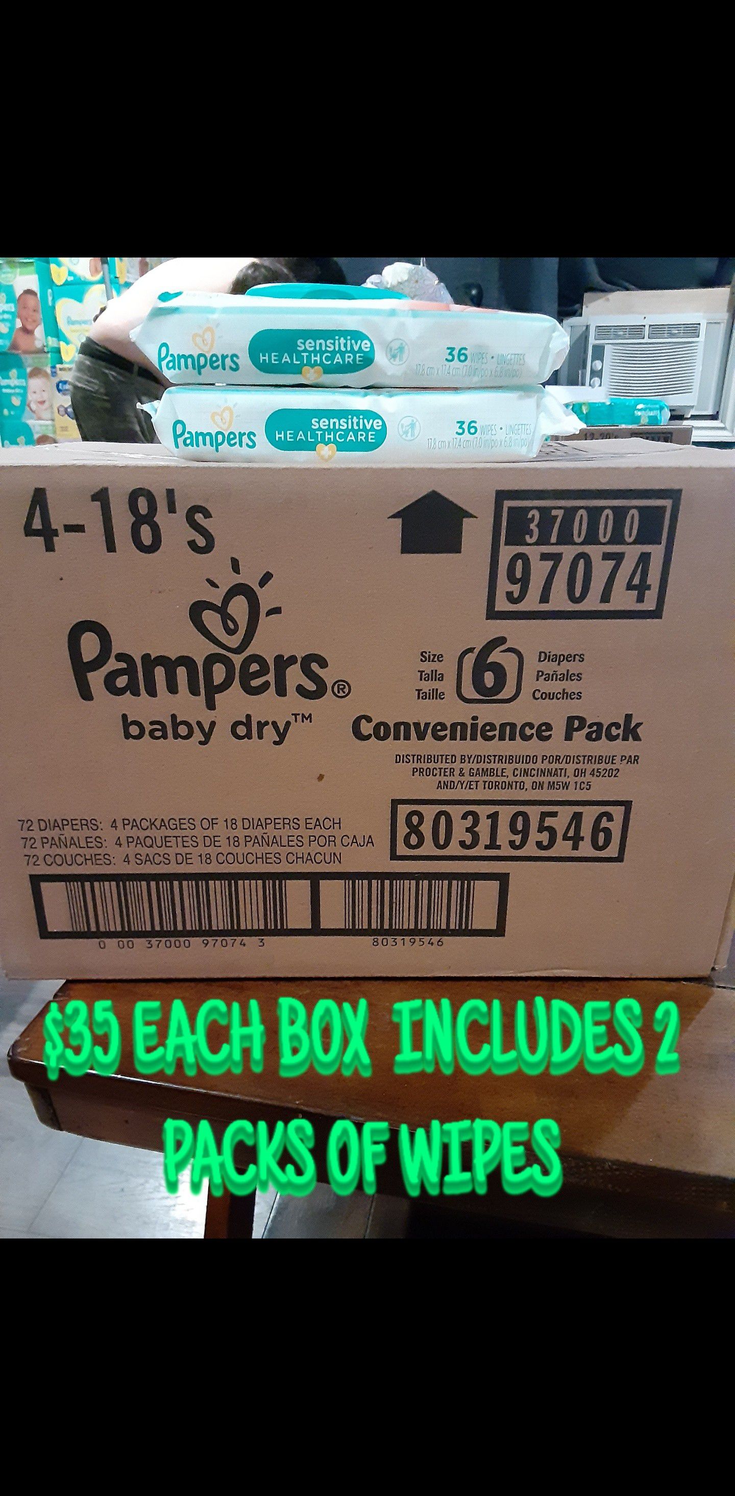 PAMPERS BABY DRY SIZE 6💚👶💚