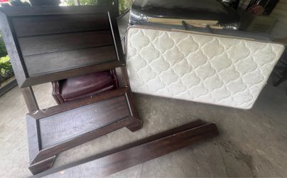 Twin size bed complete