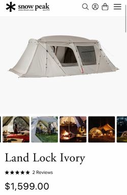 Snow Peak Land Lock Shelter Ivory – Great Condition