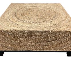 Z Gallerie Rattan Coffee Table