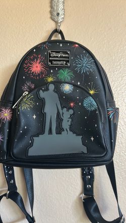 Walt& Mickey Mouse light up Loungefly mini back pack