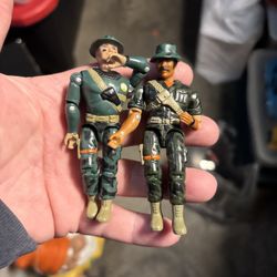 1980’s Lanard Army Corps Action Figures. 3.75” GI Joe type figures. Tony Tanner