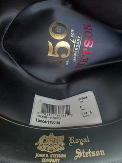 Stetson fedora 7 1/4 anniversary edtion