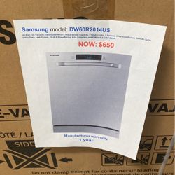 Samsung Dishwasher 