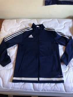 Blue adidas sweater