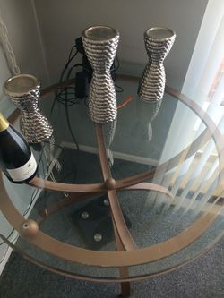 Round Glass Table