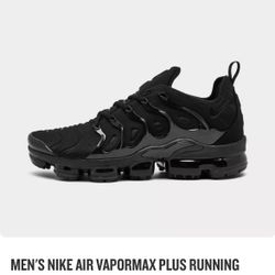 Nike Air Vapormax Plus Men’s Black Size 9.5