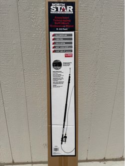 NEW - NorthStar 6-24 FT Telescoping Soft Wash Extension Wand Model #91140