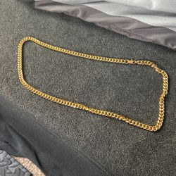 24 Inch Gold Plated Gold Chain