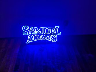 Samuel Adams "Neon" Bar Sign
