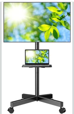 PERLESMITH rolling TV stand