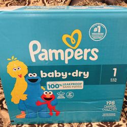 New Pampers Baby Dry Size 1 