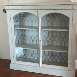 Fancy Rehabbed Antique Display Cabinet 