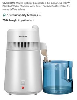 New VIVOHOME Countertop Water Distiller